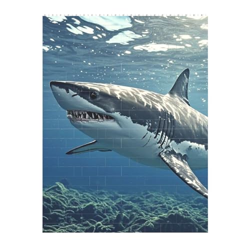 Great White Shark Building Block Puzzle Personalized Building Bricks for Adults Square Shaped Block Puzzle Building Valentine's Day Gifts for Home Decor Brick Puzzle Great White Shark Building Block Puzzle Personalized Building Bricks for Adults Square Shaped Block Puzzle Building Valentine's Day Gifts for Home Decor Brick Puzzle von STVYUKL