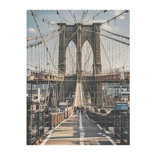 STVYUKL Brooklyn Bridge Baustein-Puzzle, personalisierte Bausteine für Erwachsene, quadratischer Block-Puzzle, Gebäude, Valentinstagsgeschenke für Heimdekoration, Ziegel-Puzzle STVYUKL Brooklyn Bridge Baustein-Puzzle, personalisierte Bausteine für Erwachsene, quadratischer Block-Puzzle, Gebäude, Valentinstagsgeschenke für Heimdekoration, Ziegel-Puzzle von STVYUKL