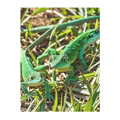 STVYUKL Gecko Eidechsen-Baustein-Puzzle, personalisierte Bausteine für Erwachsene, quadratischer Block-Puzzle, Gebäude, Valentinstagsgeschenke für Heimdekoration, Ziegel-Puzzle STVYUKL Gecko Eidechsen-Baustein-Puzzle, personalisierte Bausteine für Erwachsene, quadratischer Block-Puzzle, Gebäude, Valentinstagsgeschenke für Heimdekoration, Ziegel-Puzzle von STVYUKL