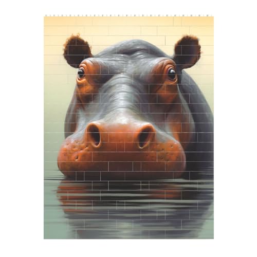 STVYUKL Nilpferd-Baustein-Puzzle, personalisierbar, Baustein-Puzzle, Familien-Andenken, DIY-Ziegelstein-Puzzle, Valentinstagsgeschenke für Heimdekoration, Ziegel-Puzzle STVYUKL Nilpferd-Baustein-Puzzle, personalisierbar, Baustein-Puzzle, Familien-Andenken, DIY-Ziegelstein-Puzzle, Valentinstagsgeschenke für Heimdekoration, Ziegel-Puzzle von STVYUKL