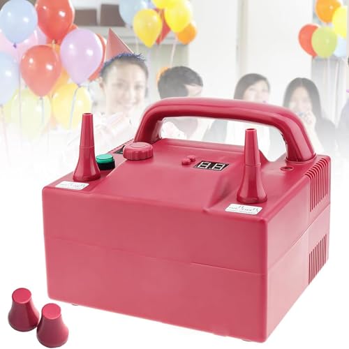 Elektrischer Ballon-Inflator, elektrische Ballon-Gebläsepumpe, tragbarer elektrischer 800-W-Inflator mit Doppeldüse und Zeit- und Windgeschwindigkeitseinstellungsfunktion, for Geburtstagsfeier Elektrischer Ballon-Inflator, elektrische Ballon-Gebläsepumpe, tragbarer elektrischer 800-W-Inflator mit Doppeldüse und Zeit- und Windgeschwindigkeitseinstellungsfunktion, for Geburtstagsfeier von STWBHW
