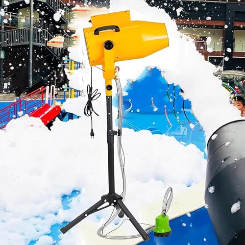 Schaummaschine for Partys, Jet-Schaummaschine for den Innen- und Außenbereich, professionelle Schaumkanone mit Bühneneffekt, Jet-Schaummaschine, Schaummaschine for Hochzeitsbars(Yellow) von STWBHW
