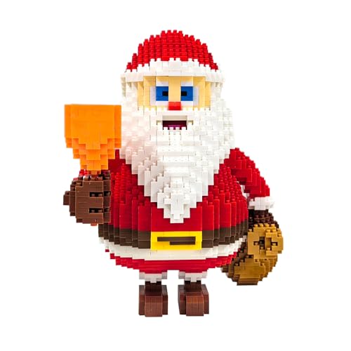 STpro Bausteine 2500+ Stücke Set mit klassischen Cartoon Charaktere Bausteine Mini Baustein Jungen Mädchen für Erwachsene (Weihnachtsmann) von STpro