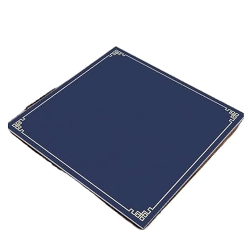 SUBLXPoten Tischauflage für Mahjong 90 x cm Tischdecke for Mahjong, rutschfeste Mahjong-Tischmatte, aufrollbare Spielmatte for Mah-Jongg-Kartenbrett-Kachelspiele(Blue) von SUBLXPoten