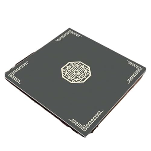 SUBLXPoten Tischauflage für Mahjong 90 x cm Tischdecke for Mahjong, rutschfeste Mahjong-Tischmatte, aufrollbare Spielmatte for Mah-Jongg-Kartenbrett-Kachelspiele(Burgundy) von SUBLXPoten