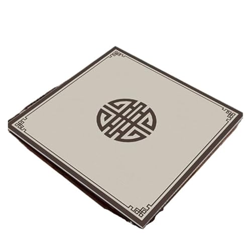 SUBLXPoten Tischauflage für Mahjong 90 x cm Tischdecke for Mahjong, rutschfeste Mahjong-Tischmatte, aufrollbare Spielmatte for Mah-Jongg-Kartenbrett-Kachelspiele(Clear) von SUBLXPoten