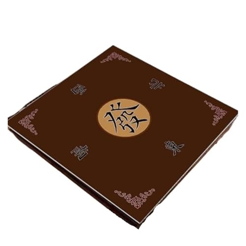 SUBLXPoten Tischauflage für Mahjong 90 x cm Tischdecke for Mahjong, rutschfeste Mahjong-Tischmatte, aufrollbare Spielmatte for Mah-Jongg-Kartenbrett-Kachelspiele(Dark Grey) von SUBLXPoten