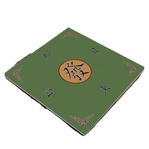 SUBLXPoten Tischauflage für Mahjong 90 x cm Tischdecke for Mahjong, rutschfeste Mahjong-Tischmatte, aufrollbare Spielmatte for Mah-Jongg-Kartenbrett-Kachelspiele(Light Yellow) von SUBLXPoten