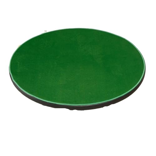 SUBLXPoten Tischauflage für Mahjong Runde Abdeckung Poker Tisch Matte Mahjong Tischdecke Verdickt Antiskid Pad Lärm Tischdecken Spiel Beständig Gummi Spielmatte(Green,Diameter 80cm) von SUBLXPoten