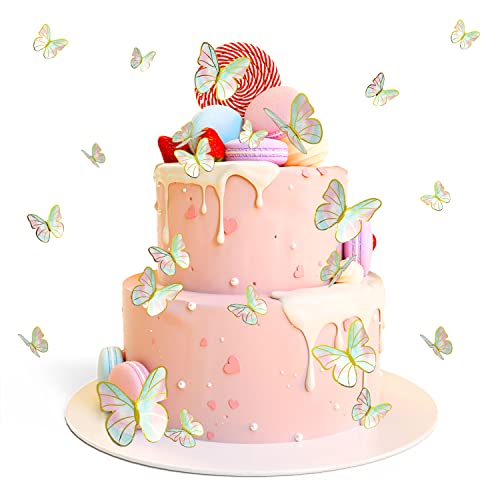 SUBTAVIK Packung mit 30 Schmetterlings-Kuchenaufsätzen Schmetterlings-Cupcake-Aufsätzen Glitzernder 3D-Schmetterlings-Kuchenaufsatz Mehrfarbige Schmetterlingsaufsätze Gemischte Größen SUBTAVIK Packung mit 30 Schmetterlings-Kuchenaufsätzen Schmetterlings-Cupcake-Aufsätzen Glitzernder 3D-Schmetterlings-Kuchenaufsatz Mehrfarbige Schmetterlingsaufsätze Gemischte Größen von SUBTAVIK