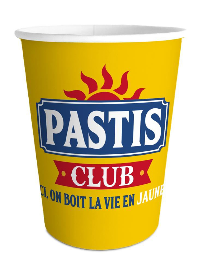 6 Aperitif-Becher Gelb 6 Aperitif-Becher Gelb von SUD TRADING