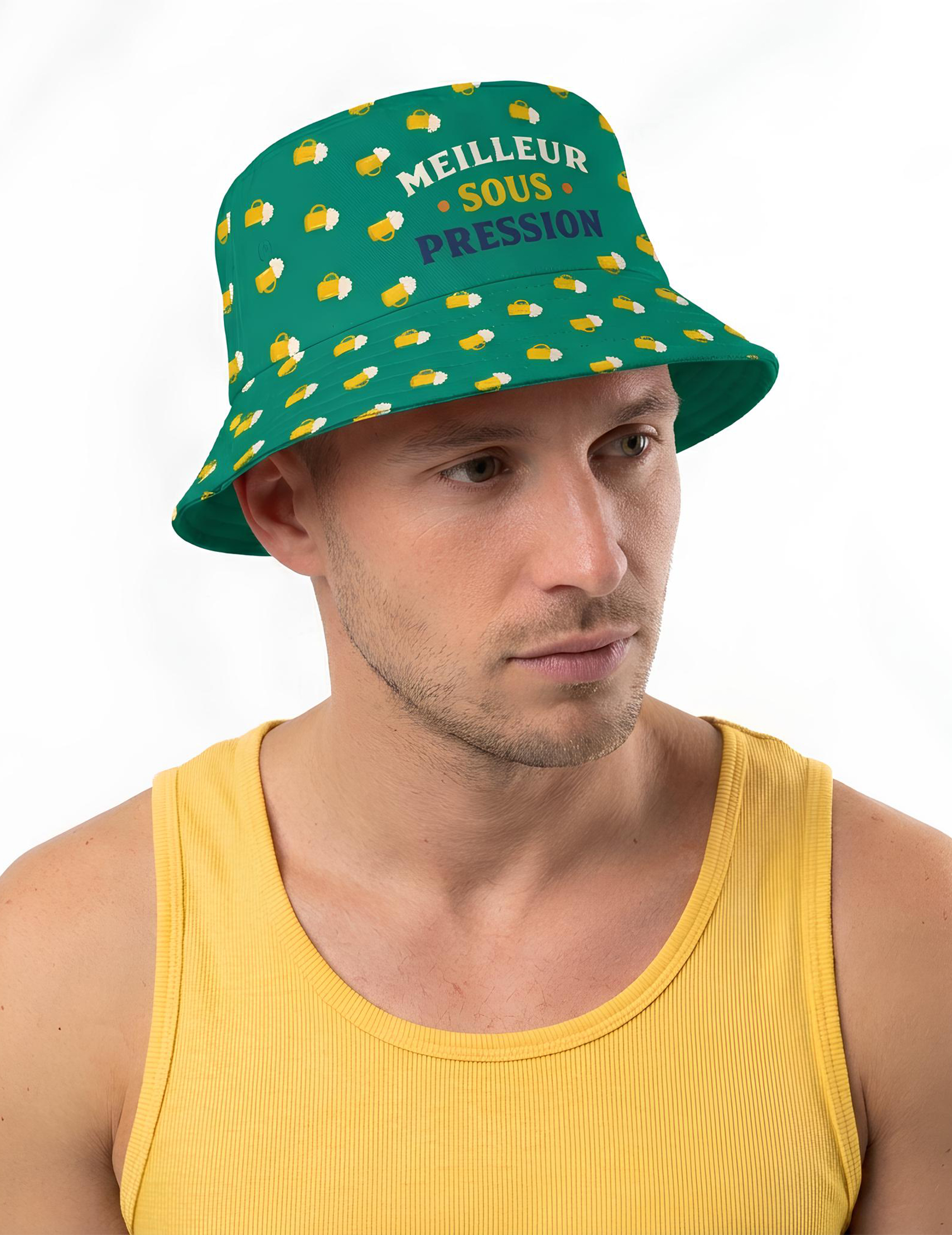 Anglerhut Bier Bob Meilleur sous pression für Erwachsene grün Anglerhut Bier Bob Meilleur sous pression für Erwachsene grün von SUD TRADING