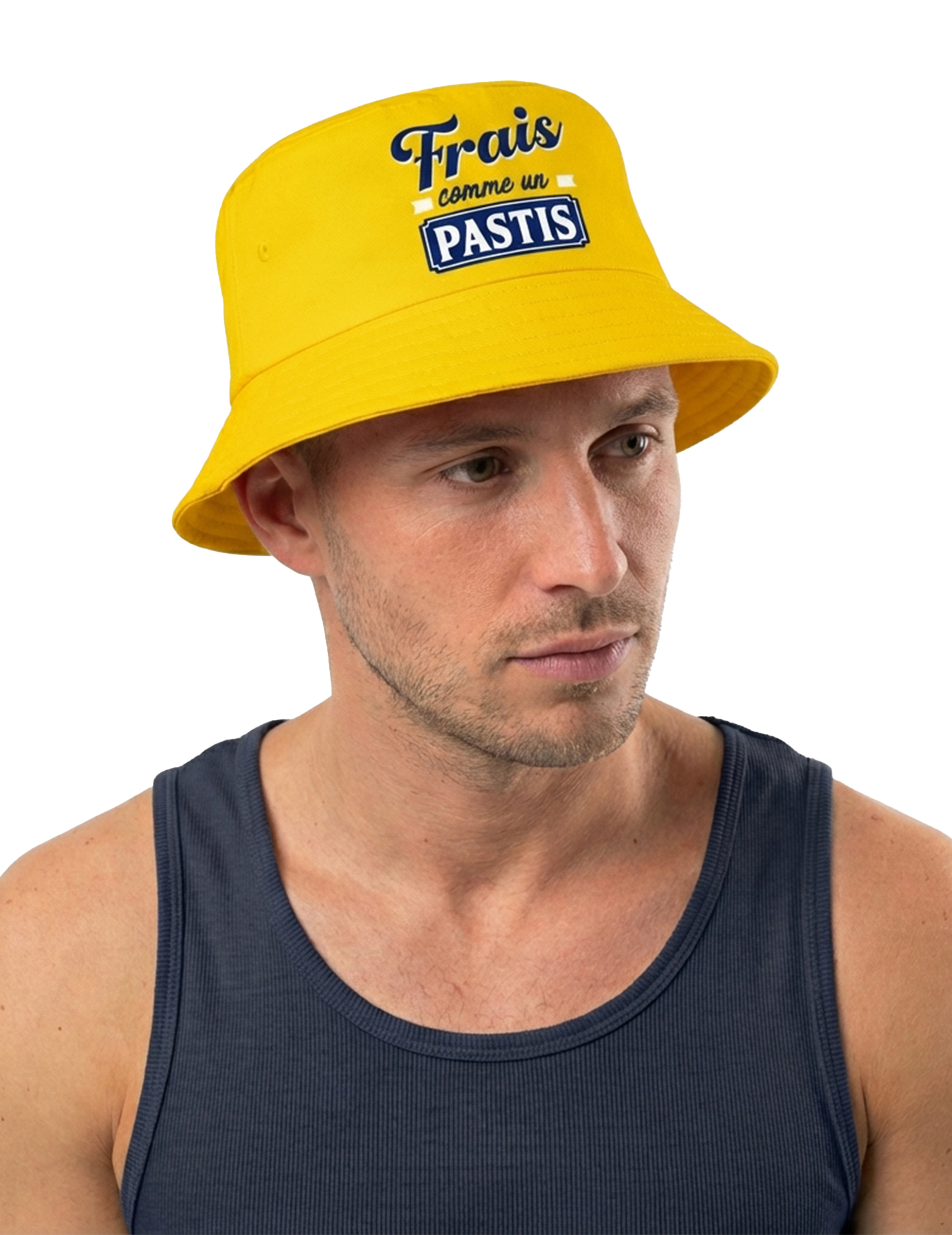 Anglerhut Pastis Bob für Erwachsene gelb Anglerhut Pastis Bob für Erwachsene gelb von SUD TRADING