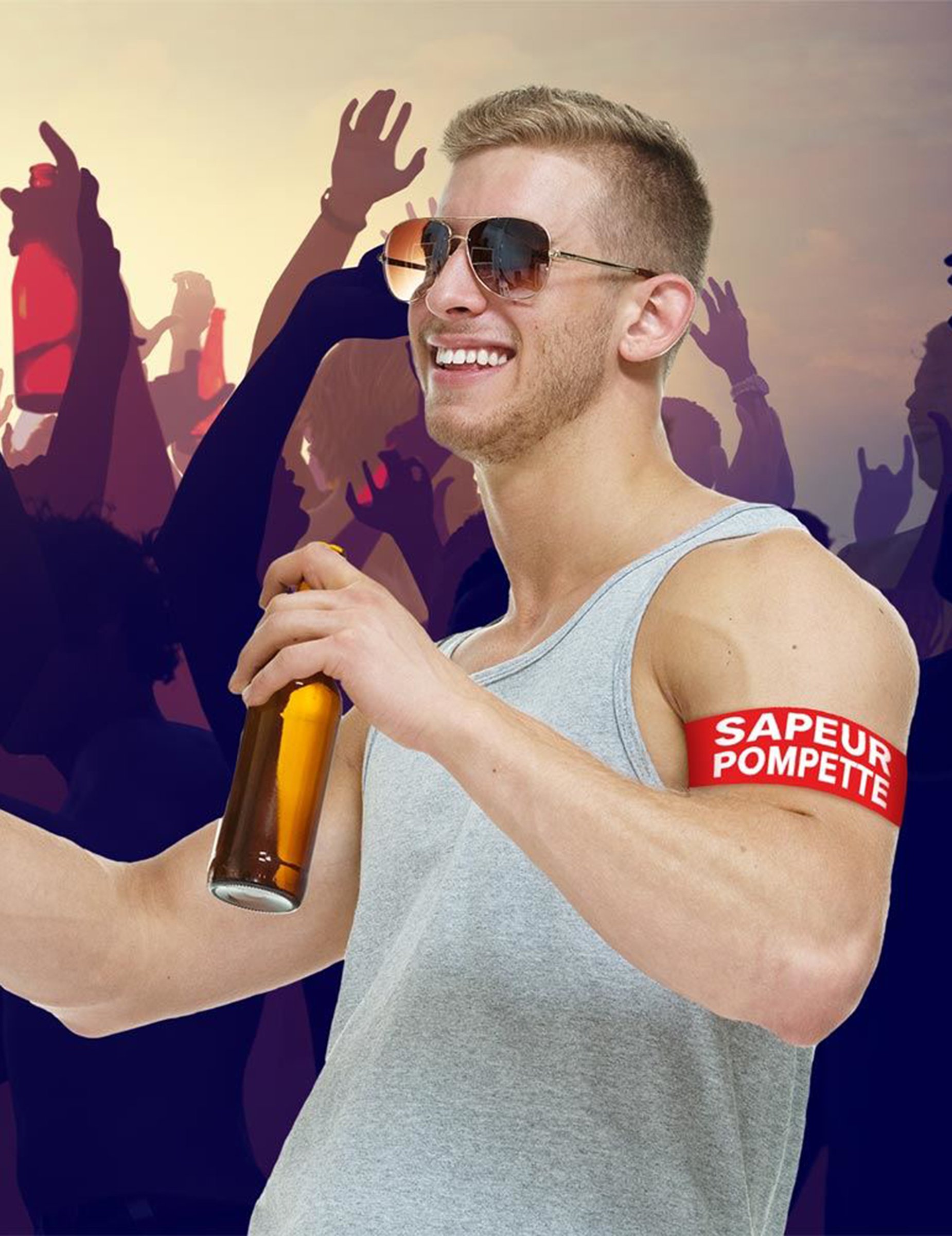 Armbinde Feuerwehr Party Erwachsene rot Brassard apéro sapeur pompette Armbinde Feuerwehr Party Erwachsene rot Brassard apéro sapeur pompette von SUD TRADING