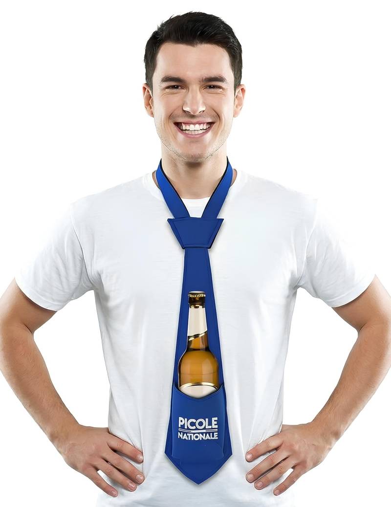 Krawatte Sauf-Nationalmannschaft Erwachsene blau von SUD TRADING