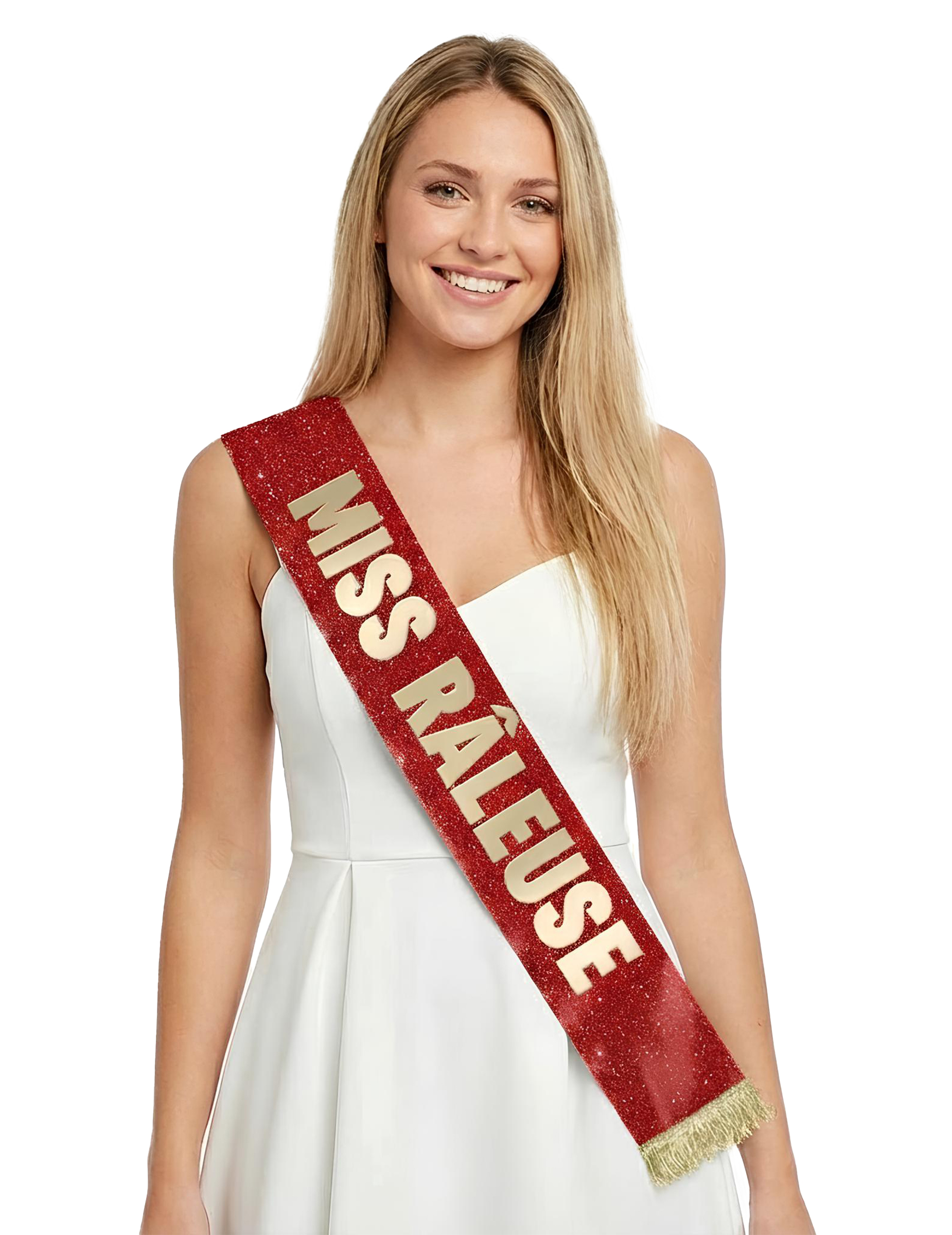 Schärpe Meckerziege Glitzer für Erwachsene rot Schärpe Meckerziege Glitzer für Erwachsene rot von SUD TRADING