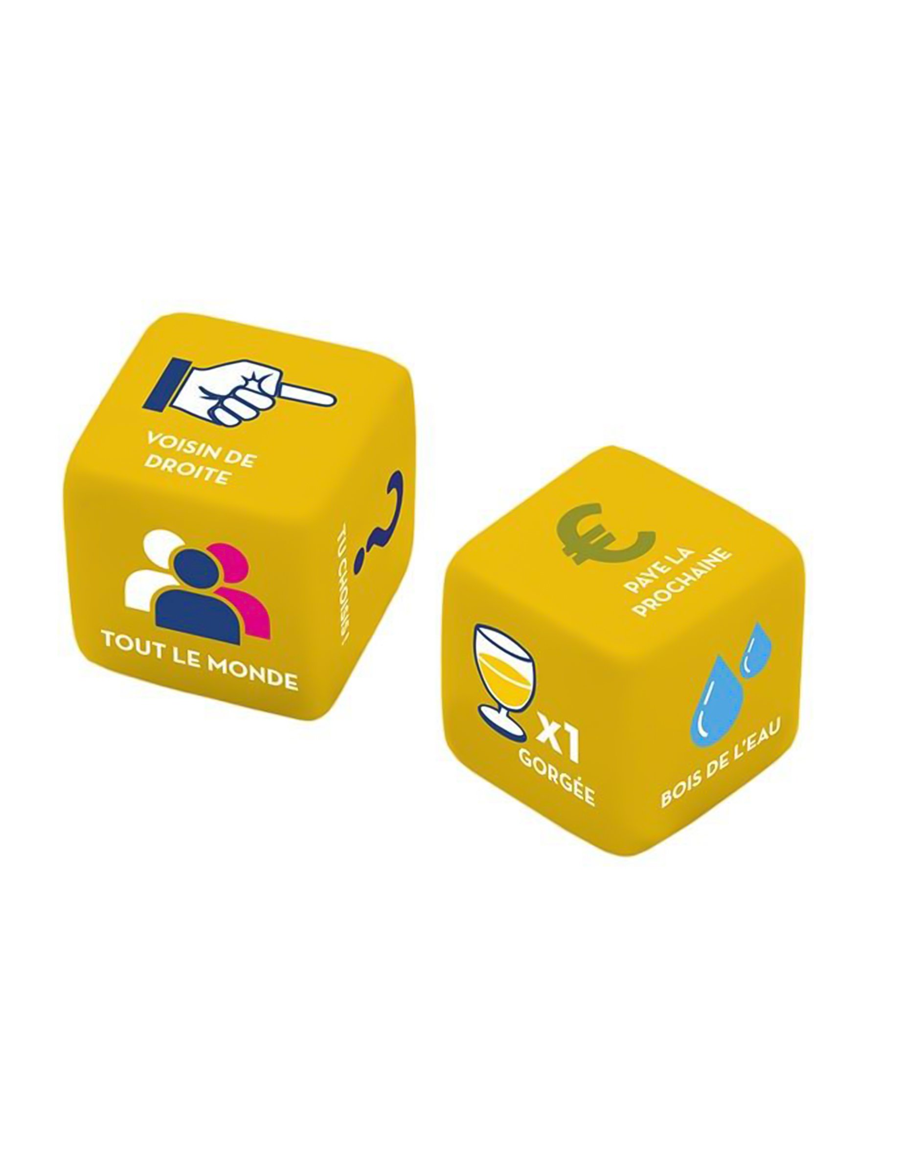 Trinkspiel Würfel Anis Würfelspiel für Erwachsene gelb von SUD TRADING