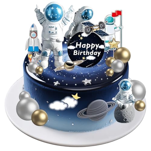 22 Stück Tortendeko Weltraum, Astronaut Kuchen Deko, Weltraum Cupcake Toppers, Astronautenfiguren Geburtstag Deko, Astronaut Thema Party Dekoration, für Kinder Geburtstag Party Baby Party 22 Stück Tortendeko Weltraum, Astronaut Kuchen Deko, Weltraum Cupcake Toppers, Astronautenfiguren Geburtstag Deko, Astronaut Thema Party Dekoration, für Kinder Geburtstag Party Baby Party von SUEHBEXF