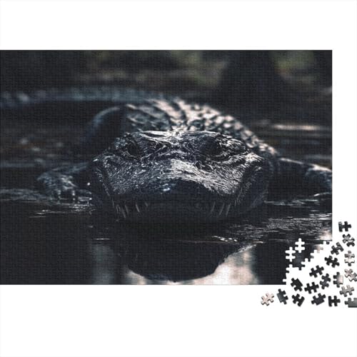 Alligator Puzzle 1000 Teile Für Erwachsene Und Kinder Ab 14 Jahrenfür Stressabbauer Puzzlespiel Erwachsenen Puzzlespiel Puzzel 1000pcs Reptilien von SUFFERBOW
