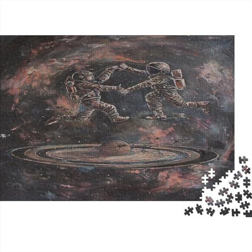 Astronaut Puzzlespiel 1000 Teile Für Erwachsene, Einzigartige Kunstwerke Und Vorlage - Geburtstagsgeschenk - Spaßige Puzzles Mit Überraschung Von Puzzle in A Bag Puzzel 1000pcs Weltraum-Forschung von SUFFERBOW