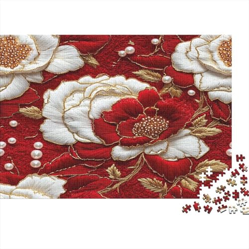 Blumig Puzzle 1000 Teile Schwer Puzzle Spielzeug Pädagogisches Spiel Impossible Blume Herausforderungsspielzeug Für Erwachsene Und Kinder Ab 12 Jahren 1000pcs (75x50cm) von SUFFERBOW