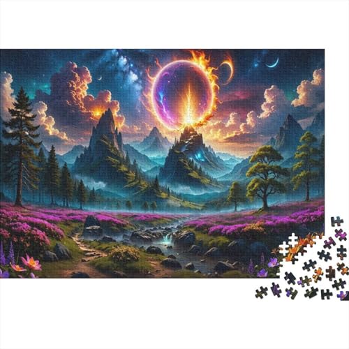 Fantasie-Himmel Puzzles 1000-teilige Schwer Puzzle Spielzeug Lernspiel Impossible Fantasie Herausforderungsspielzeug Für Erwachsene Kinder 1000pcs (75x50cm) von SUFFERBOW