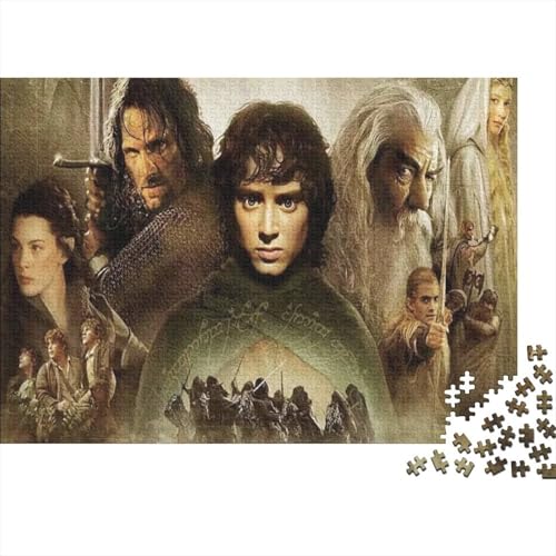 Herr der Ringe Puzzlespiel 1000 Teile Puzzle Für Erwachsene Und Kinder Ab 14 Jahren, Puzzle Erwachsenen Puzzlespi Puzzel 1000pcs Aragorn von SUFFERBOW