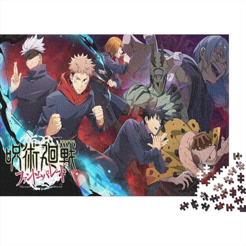 Jujutsu Kaisen Puzzles 1000 Teile Schwer Puzzle Spielzeug Pädagogisches Spiel Impossible Yuji Herausforderungsspielzeug Für Erwachsene Und Kinder Ab 12 Jahren 1000pcs (75x50cm) von SUFFERBOW