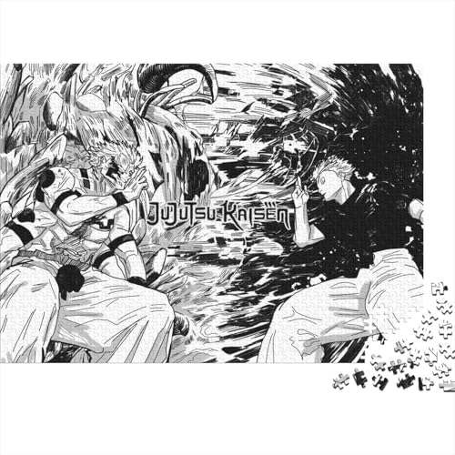 Jujutsu Kaisen Puzzles 1000-teilige Schwer Puzzle Spielzeug Lernspiel Impossible Yuji Herausforderungsspielzeug Für Erwachsene Und Kinder in Bewährter 1000pcs (75x50cm) von SUFFERBOW