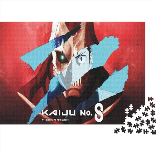 Kaiju Nr. 8 Puzzle 1000-teilige Schwer Puzzle Spielzeug Lernspiel Impossible Hibino Herausforderung Spielzeug Für Erwachsene Und Kinder Ab 14 Jahren 1000pcs (75x50cm) von SUFFERBOW