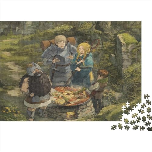 Köstlich im Kerker Puzzles 1000 Teile Schwer Puzzle Spielzeug Pädagogisches Spiel Impossible Food Adventure Herausforderungsspielzeug Für Erwachsene Und Kinder Ab 14 Jahren 1000pcs (75x50cm) von SUFFERBOW
