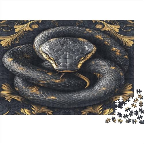 Schlange Puzzlespiel 1000 Teile Für Erwachsene, Einzigartige Kunstwerke Und Vorlage - Geburtstagsgeschenk - Spaßige Puzzles Mit Überraschung Von Puzzle in A Bag Puzzel 1000pcs Schlange von SUFFERBOW
