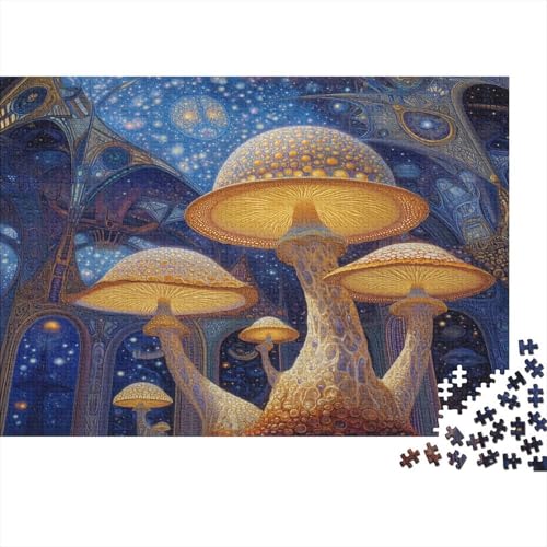 Spargel Puzzle 1000 Teile Schwer Puzzle Spielzeug Pädagogisches Spiel Impossible Pilz Herausforderung Spielzeug Für Erwachsene Und Kinder Ab 14 Jahren 1000pcs (75x50cm) von SUFFERBOW