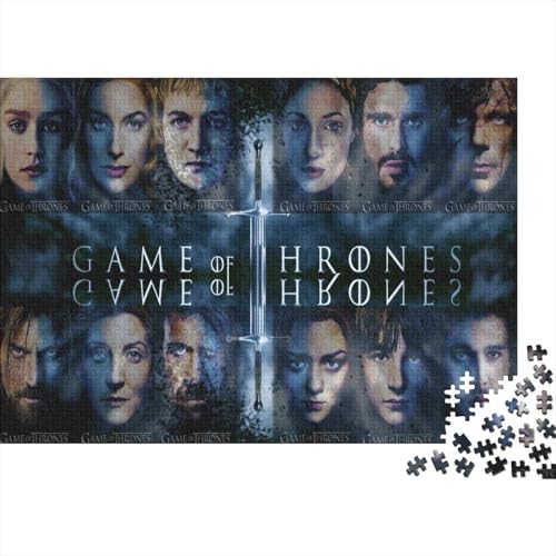 Spiel der Throne Puzzle 1000-teilige Schwer Puzzle Spielzeug Lernspiel Impossible Sieben Königslande Herausforderungsspielzeug Für Erwachsene Und Kinder in Bewährter 1000pcs (75x50cm) von SUFFERBOW
