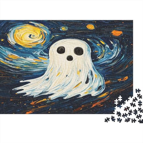 Sternennacht Puzzlespiel 1000 Teile Für Erwachsene, Einzigartige Kunstwerke Und Vorlage - Geburtstagsgeschenk - Spaßige Puzzles Mit Überraschung Von Puzzle in A Bag Puzzel 1000pcs Gogh Kunst von SUFFERBOW