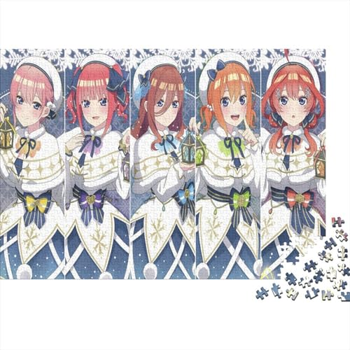 The Quintessential Quintuplets Puzzle 1000 Teile Schwer Puzzle Spielzeug Lernspiel Impossible Fuutarou Herausforderungsspielzeug Für Erwachsene Und Kinder Ab 14 Jahren 1000pcs (75x50cm) von SUFFERBOW