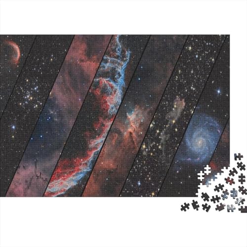 Weltraum Puzzle 1000 Teile Schwer Puzzle Spielzeug Pädagogisches Spiel Impossible Kosmos Herausforderung Spielzeug Für Erwachsene Und Kinder in Bewährter 1000pcs (75x50cm) von SUFFERBOW