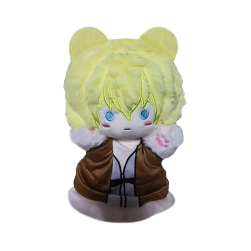Armin Arlert Eren Jaeger Plüschfigur, 25 cm, Plüsch-Handpuppe, Cosplay, Anime, PP-Baumwolle, Kissen, weich, gefüllt, pelzig, Tasche, Heimdekoration, für Erwachsene Armin Arlert Eren Jaeger Plüschfigur, 25 cm, Plüsch-Handpuppe, Cosplay, Anime, PP-Baumwolle, Kissen, weich, gefüllt, pelzig, Tasche, Heimdekoration, für Erwachsene von SUIBOZ