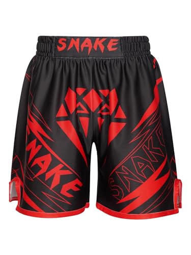 Box-Shorts für Jungen und Mädchen, Muay Thai, Kampfsport, Kickboxen (Typ K, 15-16 Jahre) von SUIBOZ