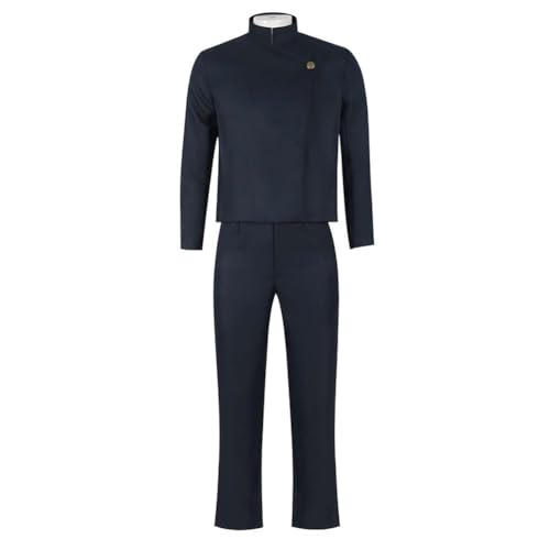 JJK Gojo Satoru Cosplay Kostüm Anzug Herren Uniform Erwachsene Rollenspiel Anime Karneval Halloween Party (Gojo Satoru Uniform, XL) von SUIBOZ