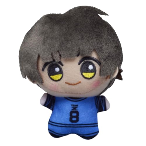 SUIBOZ Blue Lock Plüsch, 11 cm, Bachira Meguru, Anime, Cartoon, PP-Baumwolle, niedlich, weich, gefüllt, pelzig, Taschendekoration, Anhänger, Sammlerstück, Geschenk (Bachira Meguru) von SUIBOZ