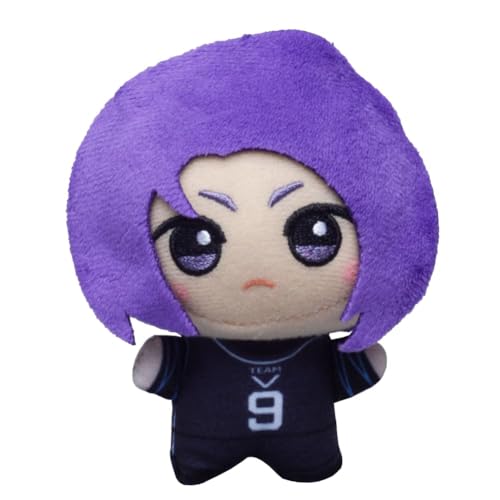 SUIBOZ Blue Lock Plüsch, 11 cm, Bachira Meguru, Anime, Cartoon, PP-Baumwolle, niedlich, weich, gefüllt, pelzig, Taschendekoration, Anhänger, Sammlerstück, Geschenk (Reo Mikage (Typ 2) von SUIBOZ