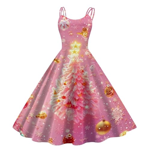 SUIBOZ Grünes Weihnachtskleid für Damen, Weihnachtskleid, Kleider für Abendparty, Urlaub, Outfits für Kleider, elegante Urlaubspullover, Outfit, Damenparty (TYPE - 17, L) von SUIBOZ