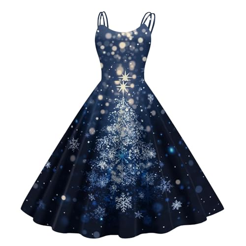 SUIBOZ Grünes Weihnachtskleid für Damen, Weihnachtskleid, Kleider für Abendparty, Urlaub, Outfits für Kleider, elegante Urlaubspullover, Outfit, Damenparty (TYPE - 20, XXL) von SUIBOZ