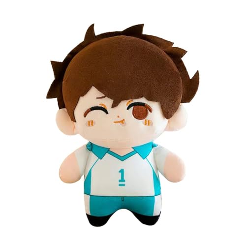 SUIBOZ Haikyuu Nishinoya Yu-Plüschfigur-Kissen, 20 cm, Anime-PP-Baumwolle, weich, gefüllt, pelzig, Autotasche, Schlüsselanhänger, Heimdekoration, Anhänger für Fans (Oikawa Tooru) von SUIBOZ