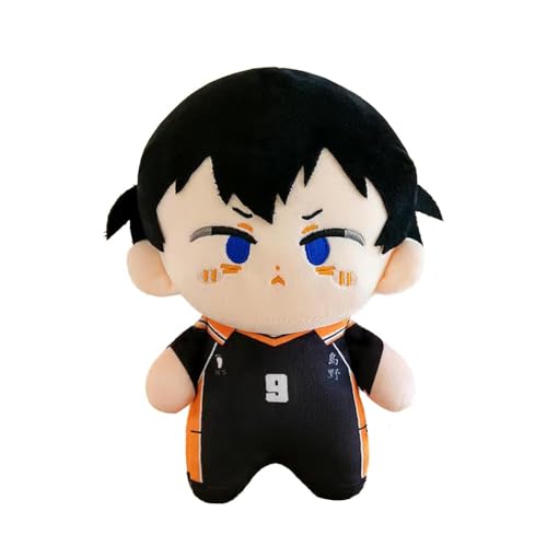 SUIBOZ Haikyuu Nishinoya Yu-Plüschfigur-Kissen, 20 cm, Anime-PP-Baumwolle, weich, gefüllt, pelzig, Autotasche, Schlüsselanhänger, Heimdekoration, Anhänger für Fans (Tobio Kageyama) von SUIBOZ