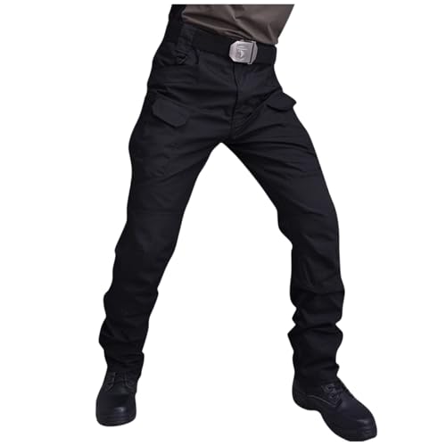 SUIBOZ Kampfhose für Herren, UK-Arbeitshose, Chino-Hose, lässig, Baumwolle, Stretch-Taille, Chino, normale schmale Passform, Cargohose, Arbeitshose für Herren, Größe 1 - Schwarz, Größe XL SUIBOZ Kampfhose für Herren, UK-Arbeitshose, Chino-Hose, lässig, Baumwolle, Stretch-Taille, Chino, normale schmale Passform, Cargohose, Arbeitshose für Herren, Größe 1 - Schwarz, Größe XL von SUIBOZ