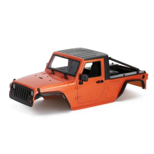 SUIOPPYUW 1 stücke 1/10 Kunststoff Auto Shell Für Scx10 Crawler Langlebig RC Auto Zubehör Ersatz Teile RC Upgrade Teil RC Auto Teil, Orange von SUIOPPYUW