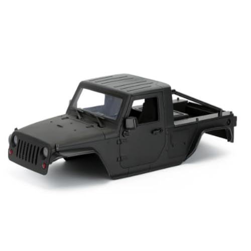 SUIOPPYUW 1 stücke 1/10 Kunststoff Auto Shell Für Scx10 Crawler Langlebig RC Auto Zubehör Ersatz Teile RC Upgrade Teil RC Auto Teil, Schwarz von SUIOPPYUW