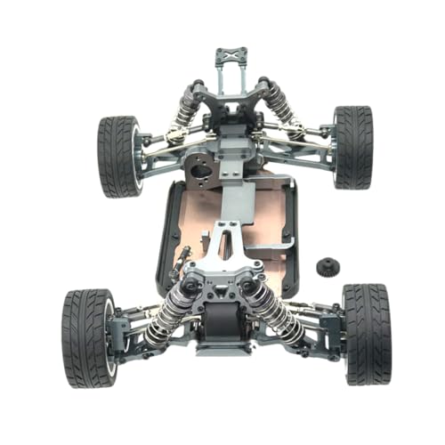 SUIOPPYUW 1 stücke 1/14 Aluminium Legierung Auto Rahmen Für 144001 Auf Straße Fahrzeuge Starke RC Auto Zubehör Ersatz Teile RC Upgrade Teil, Titan von SUIOPPYUW